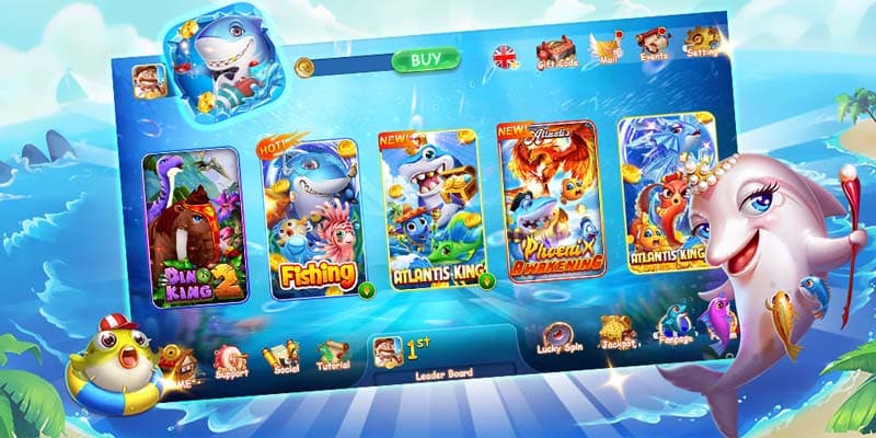 Hệ thống vũ khí vô cùng hiện đại tại Mega Fishing